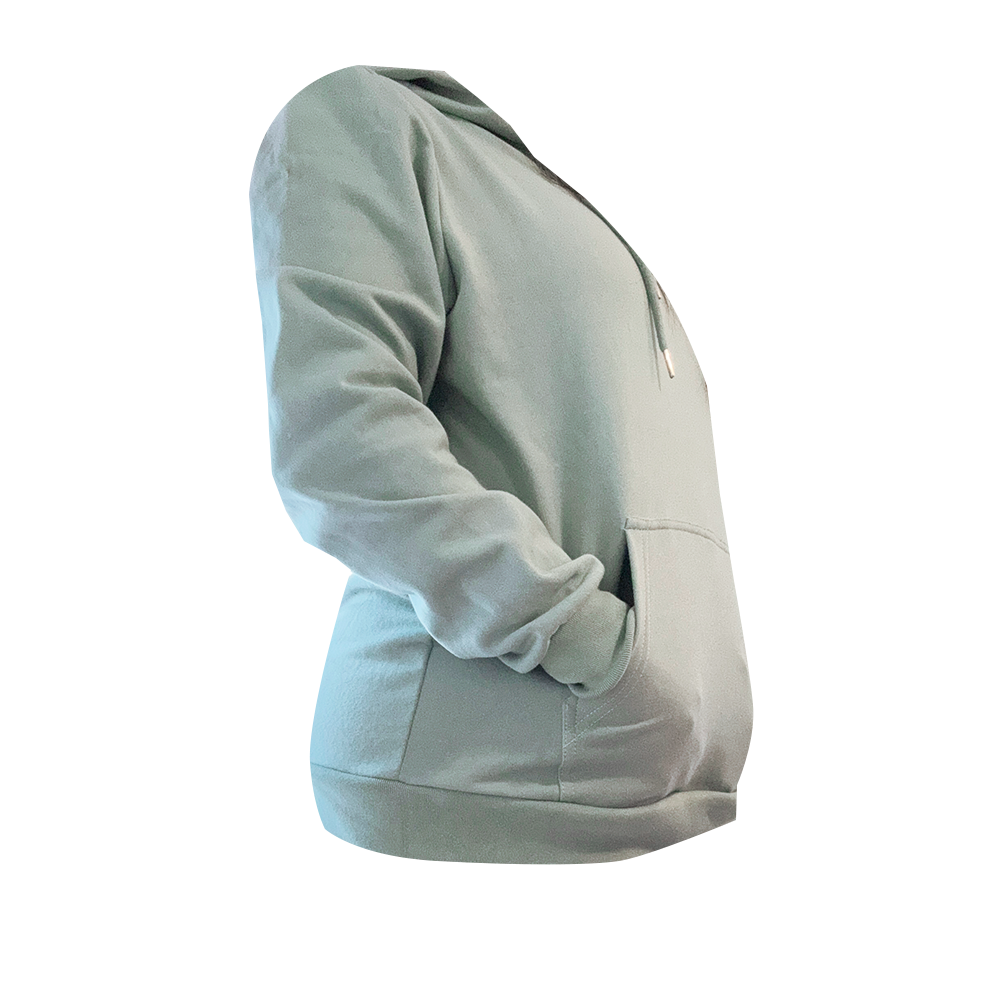 Poleron Oversize - Algodón Verde Nilo