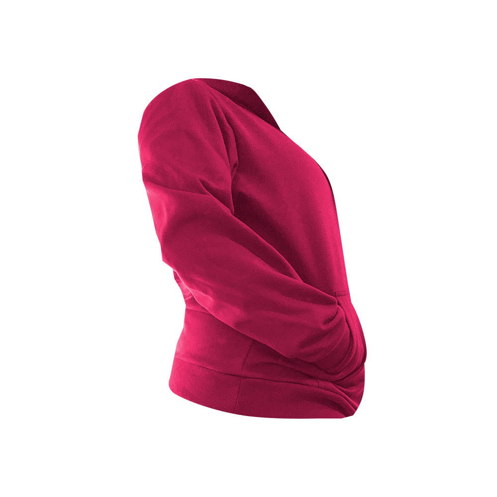 Poleron Oversize - Algodón Fucsia