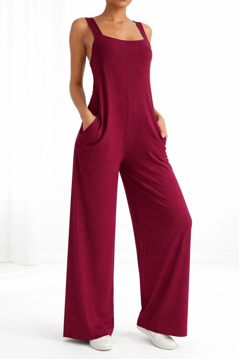 Jardinera Palazzo Algodón – Burdeo