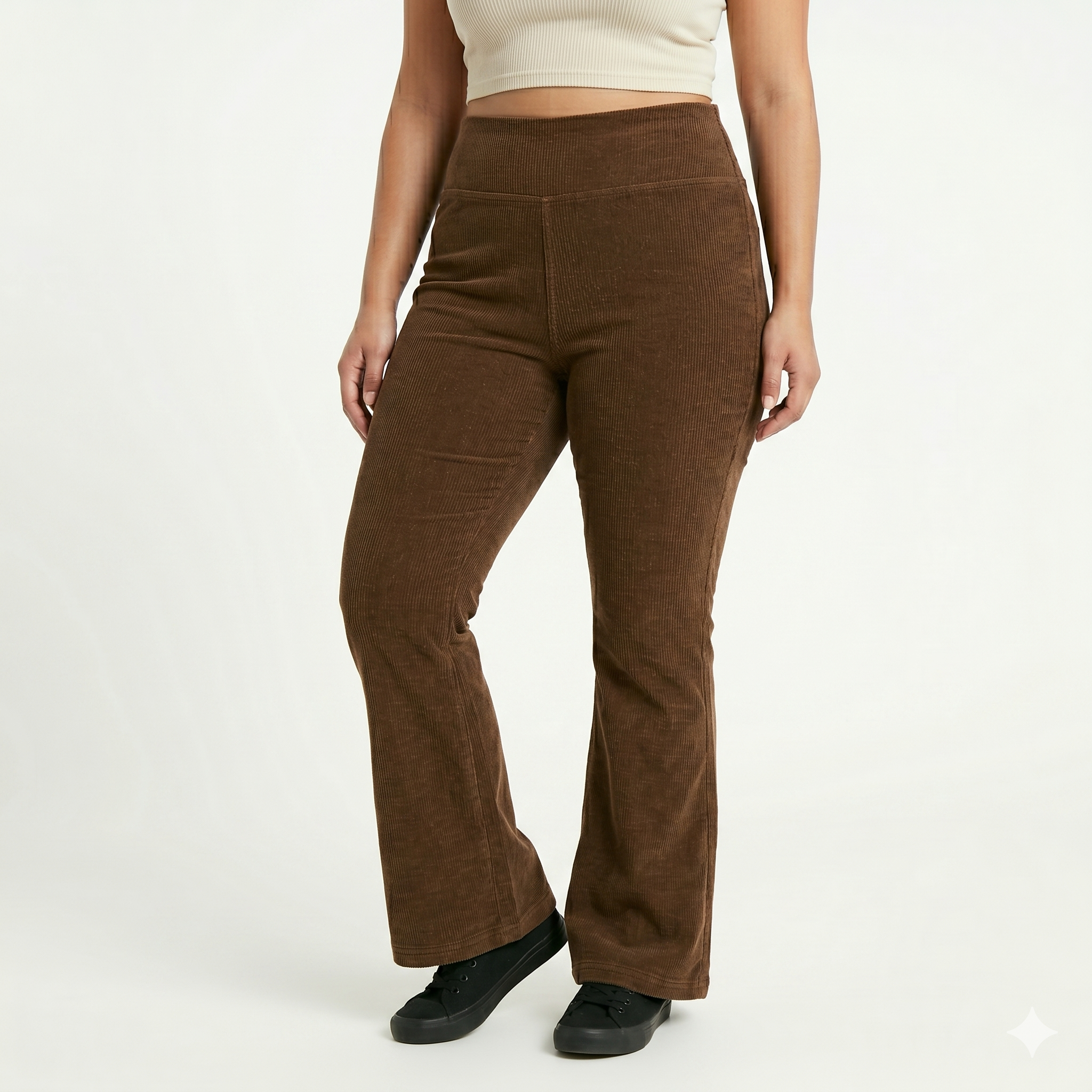 Flare Pants Cotele - Polar - Cafe - Talla Estándar