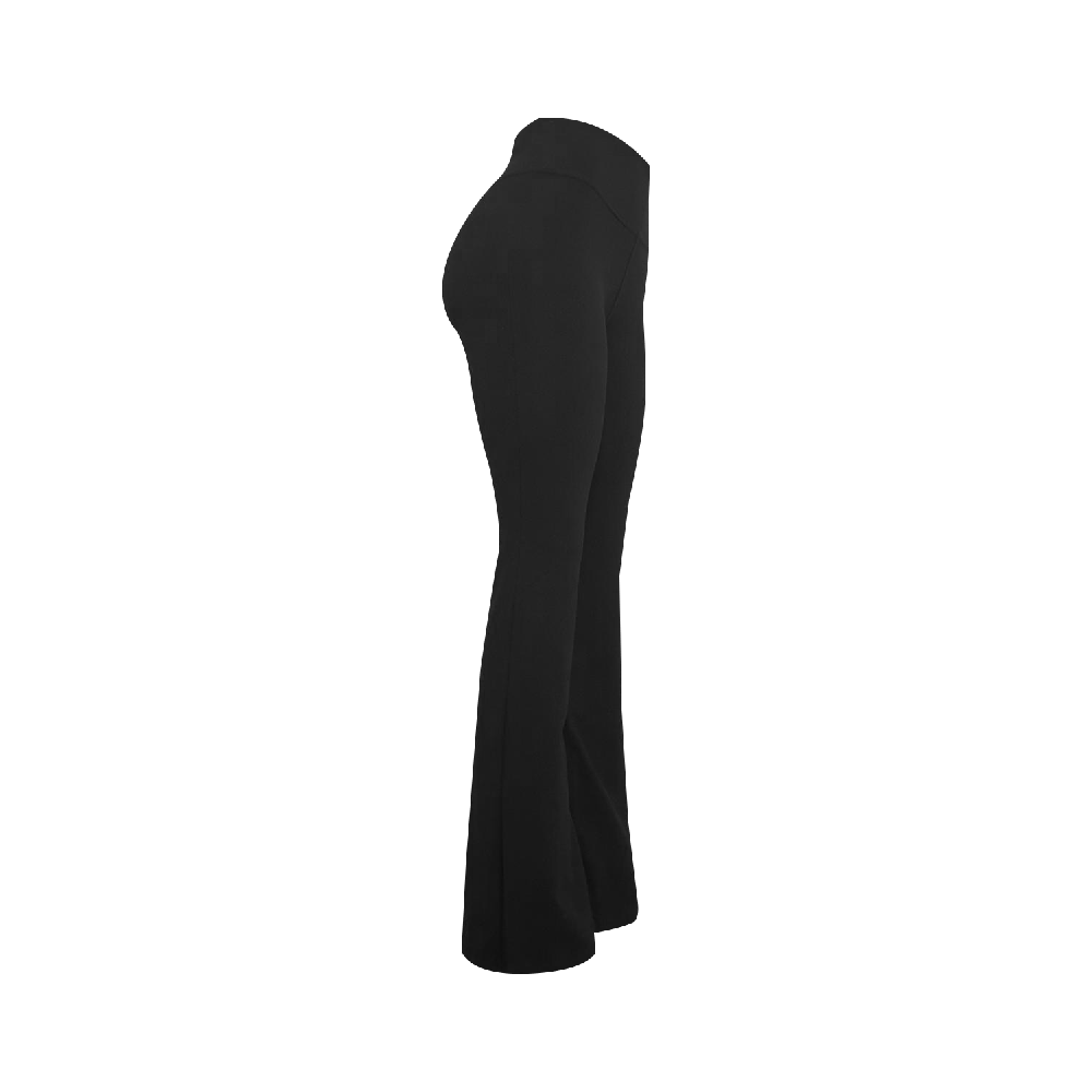 Flare Pants Algodón - Negro