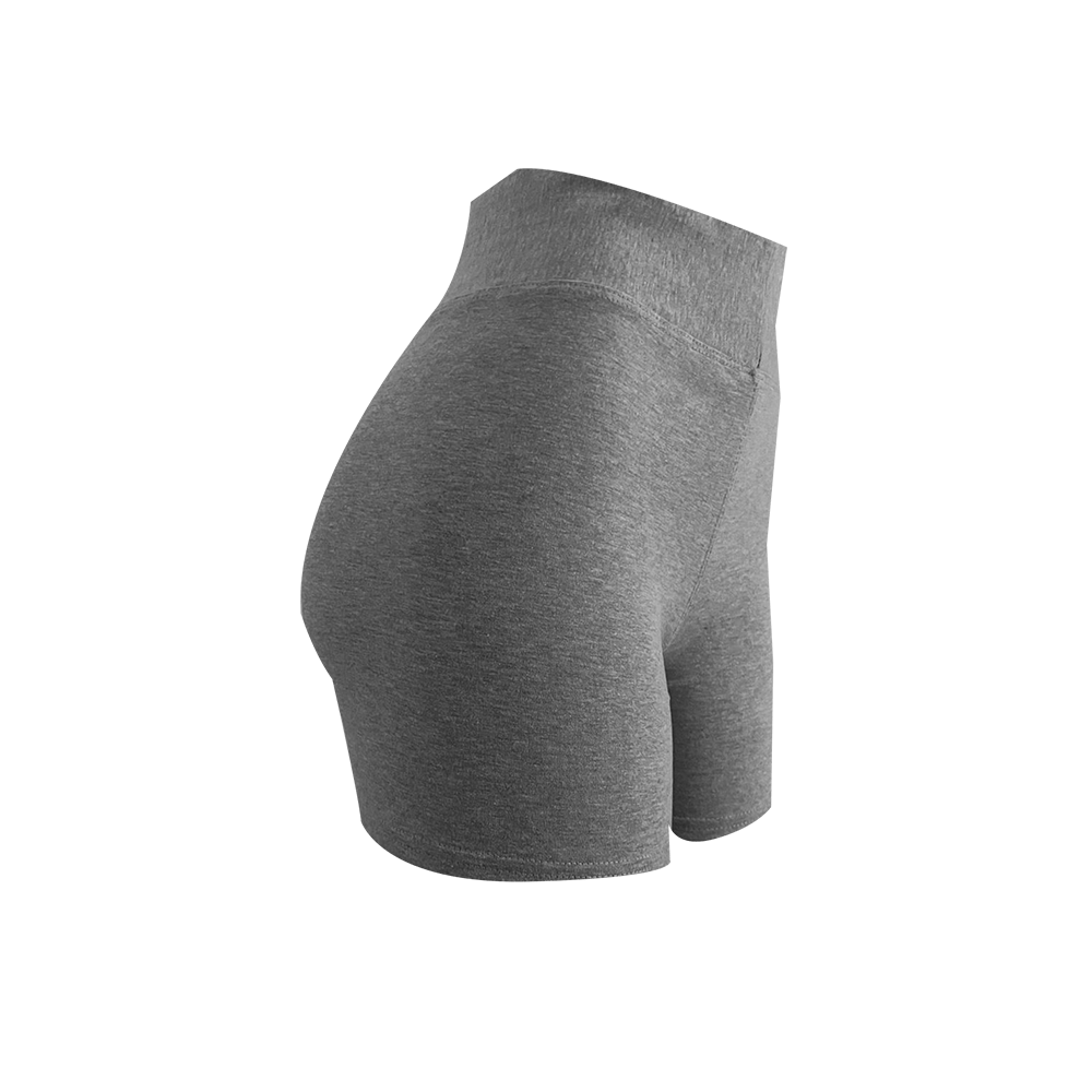 Short Algodón Gris Claro