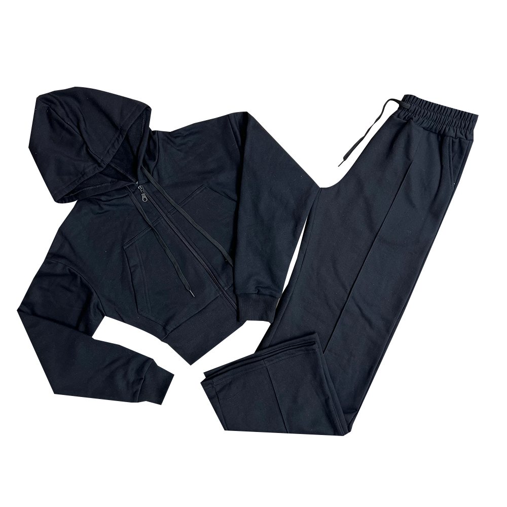 Conjunto de algodón Negro