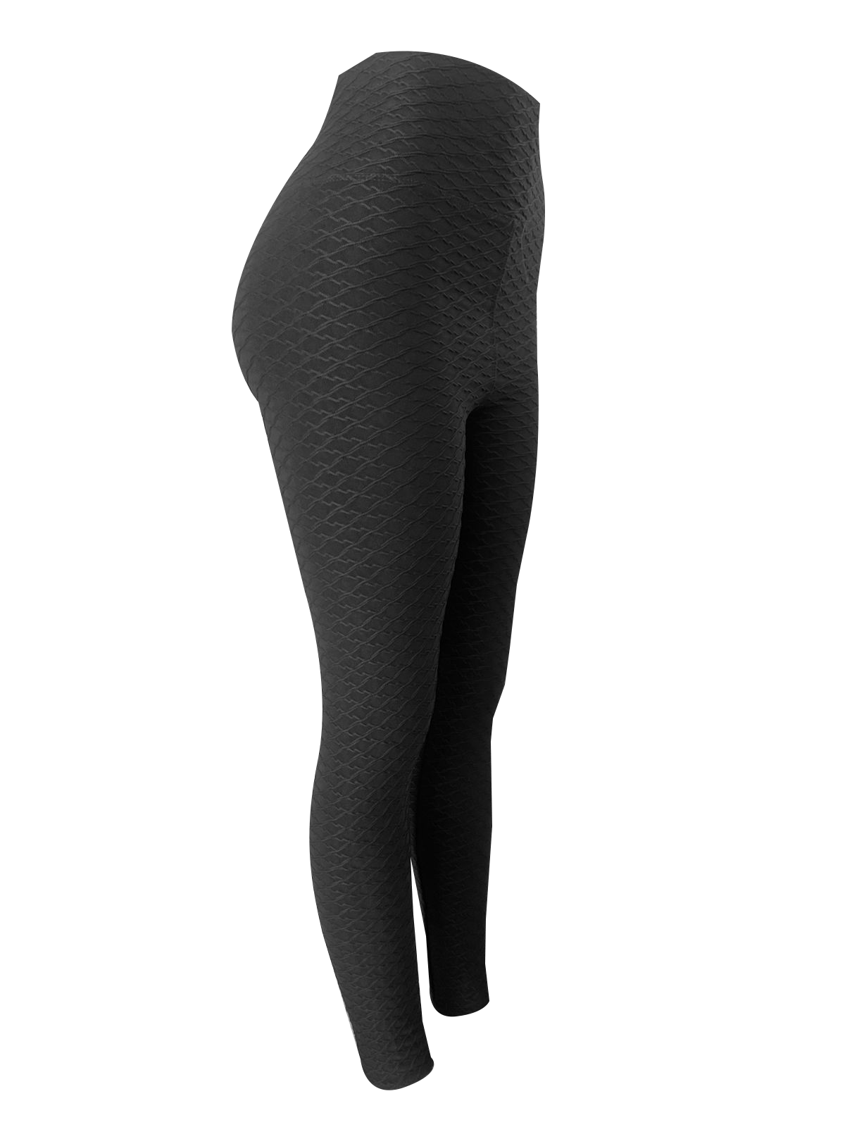 CALZA TEXTURIZADA NEGRA