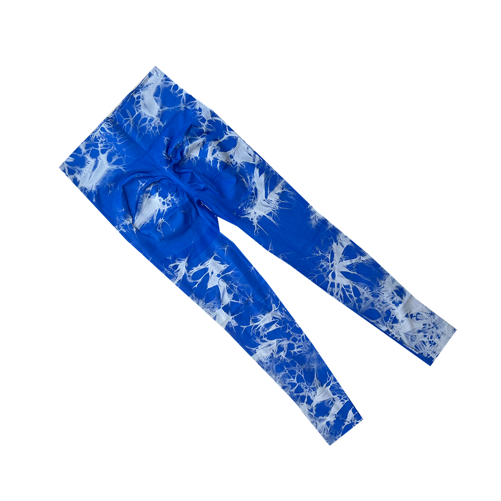 Calza Push Up - Tye Azul - Talla Talla S