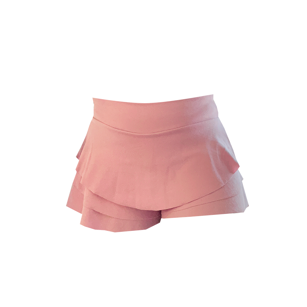 Falda Short Sofía - Rosa Palo