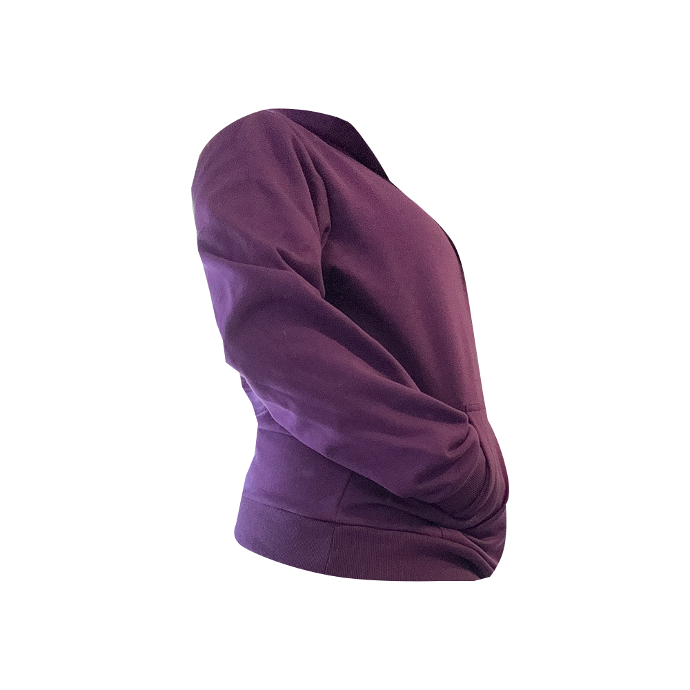 Poleron Oversize - Algodón Morado