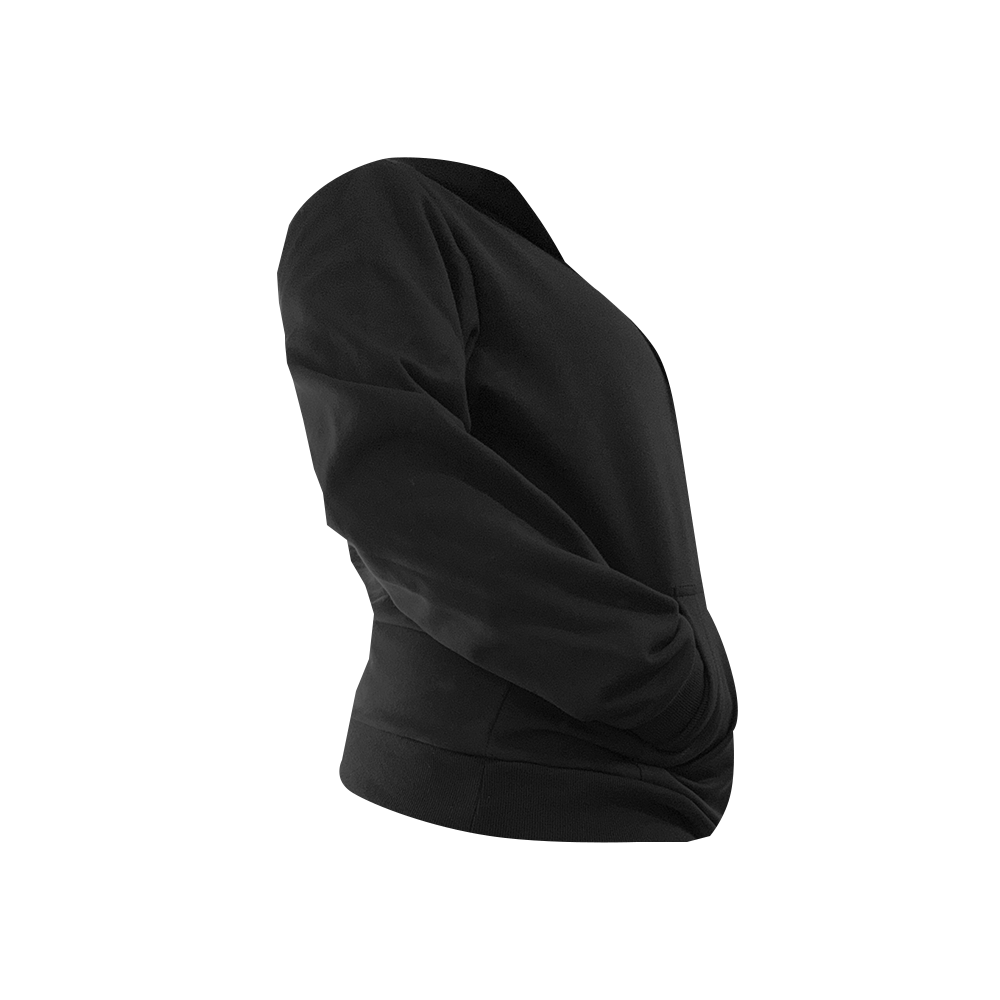 Poleron Oversize - Algodón Negro