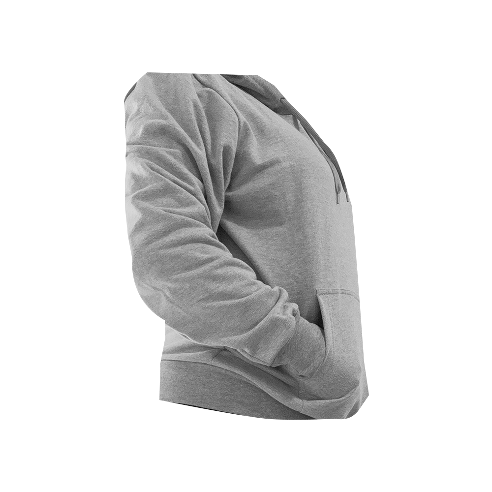 Poleron Oversize - Algodón Gris Claro