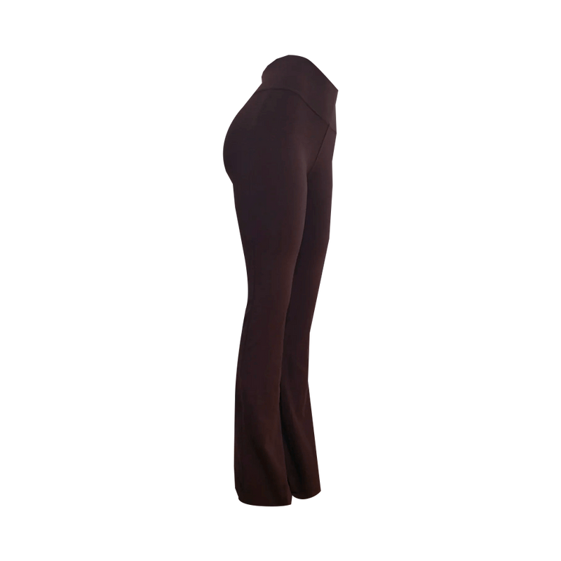 Flare Pants Algodón - Café Chocolate