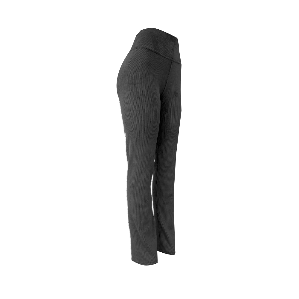 Pierna Recta Cotele Con Polar Gris Oscuro - Talla XL