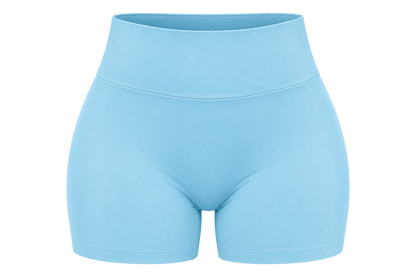 Short Deportivo Dynamic Push Up – Tiro Alto 4.5 - Celeste - Talla M