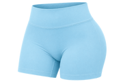 Short Deportivo Dynamic Push Up – Tiro Alto 4.5 - Celeste - Talla L