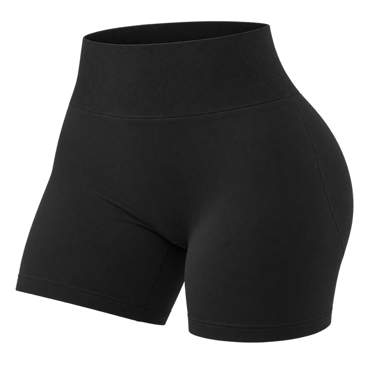 Short Deportivo Dynamic Push Up – Tiro Alto 4.5 - Negro - Talla L