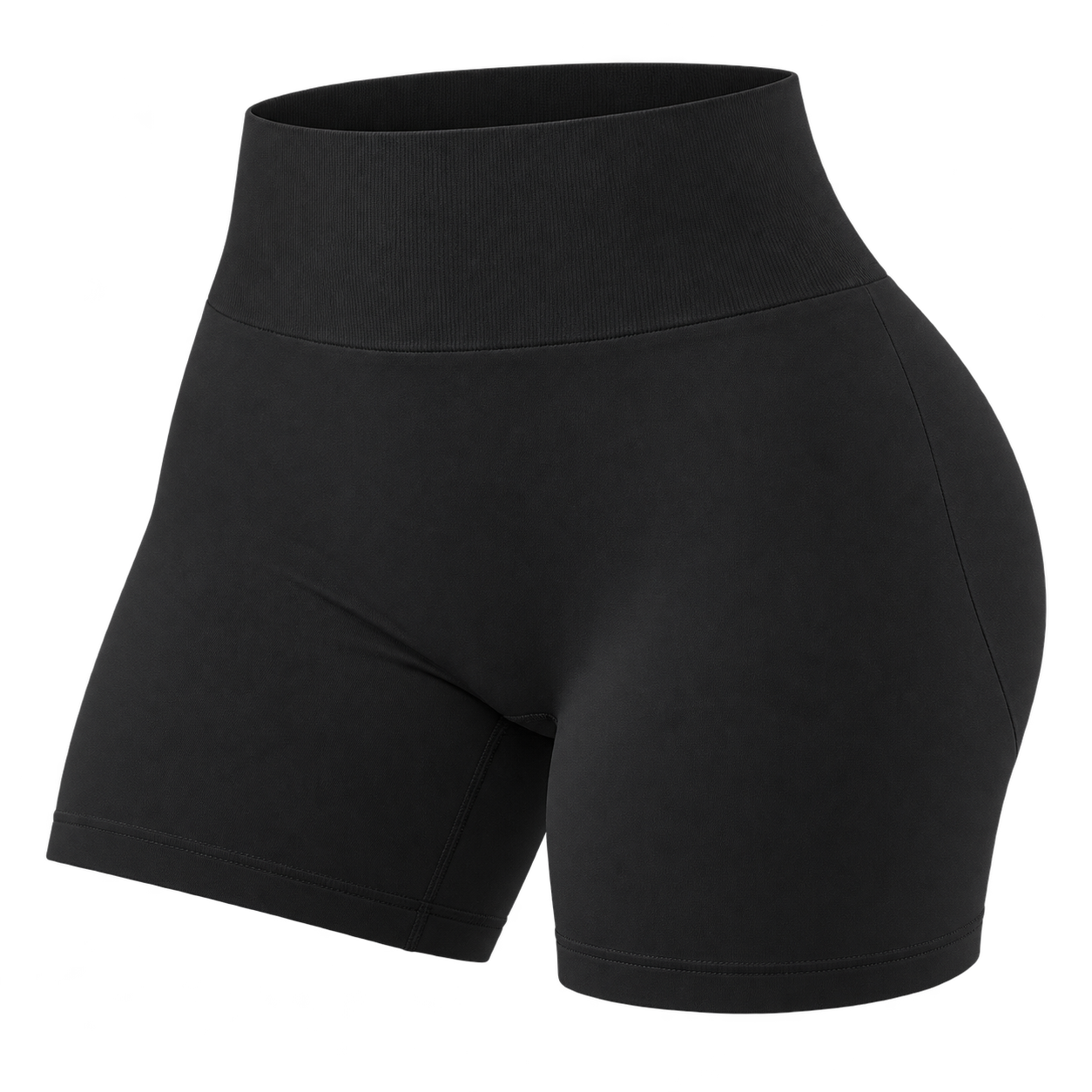 Short Deportivo Dynamic Push Up – Tiro Alto 4.5 - Negro - Talla L