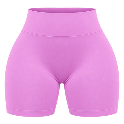 Short Deportivo Dynamic Push Up – Tiro Alto 4.5 - Rosa - Talla M