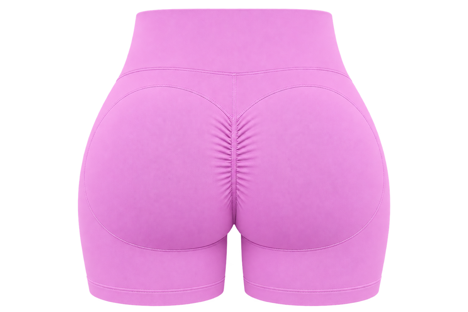 Short Deportivo Dynamic Push Up – Tiro Alto 4.5 - Rosa - Talla M