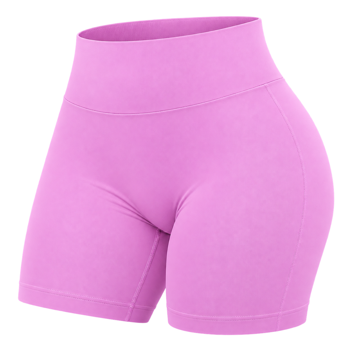 Short Deportivo Dynamic Push Up – Tiro Alto 4.5 - Rosa - Talla L