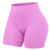 Short Deportivo Dynamic Push Up – Tiro Alto 4.5 - Rosa - Talla M