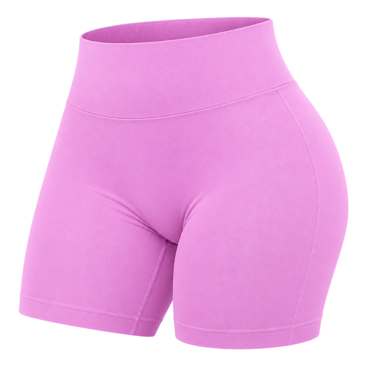 Short Deportivo Dynamic Push Up – Tiro Alto 4.5 - Rosa - Talla M