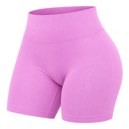 Short Deportivo Dynamic Push Up – Tiro Alto 4.5 - Rosa - Talla M