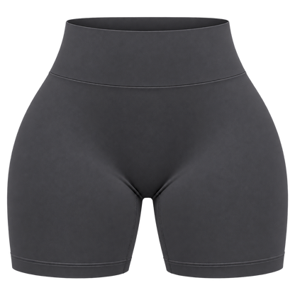 Short Deportivo Dynamic Push Up – Tiro Alto 4.5 - Gris Carbon - Talla L