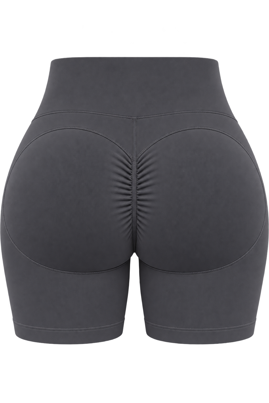 Short Deportivo Dynamic Push Up – Tiro Alto 4.5 - Gris Carbon - Talla L