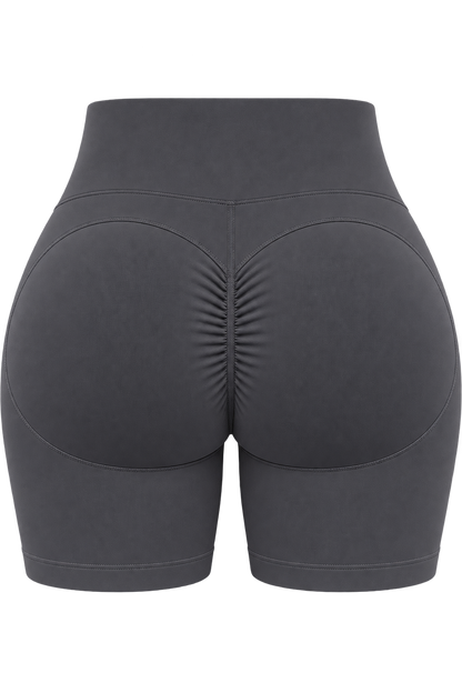 Short Deportivo Dynamic Push Up – Tiro Alto 4.5 - Gris Carbon - Talla L