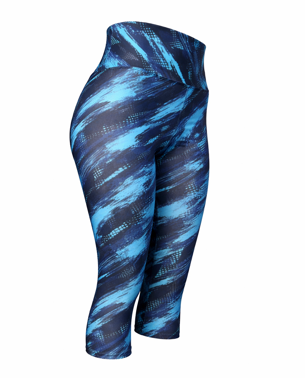 Calza Suplex 3/4 - Blue Energy Stroke - Talla Estándar