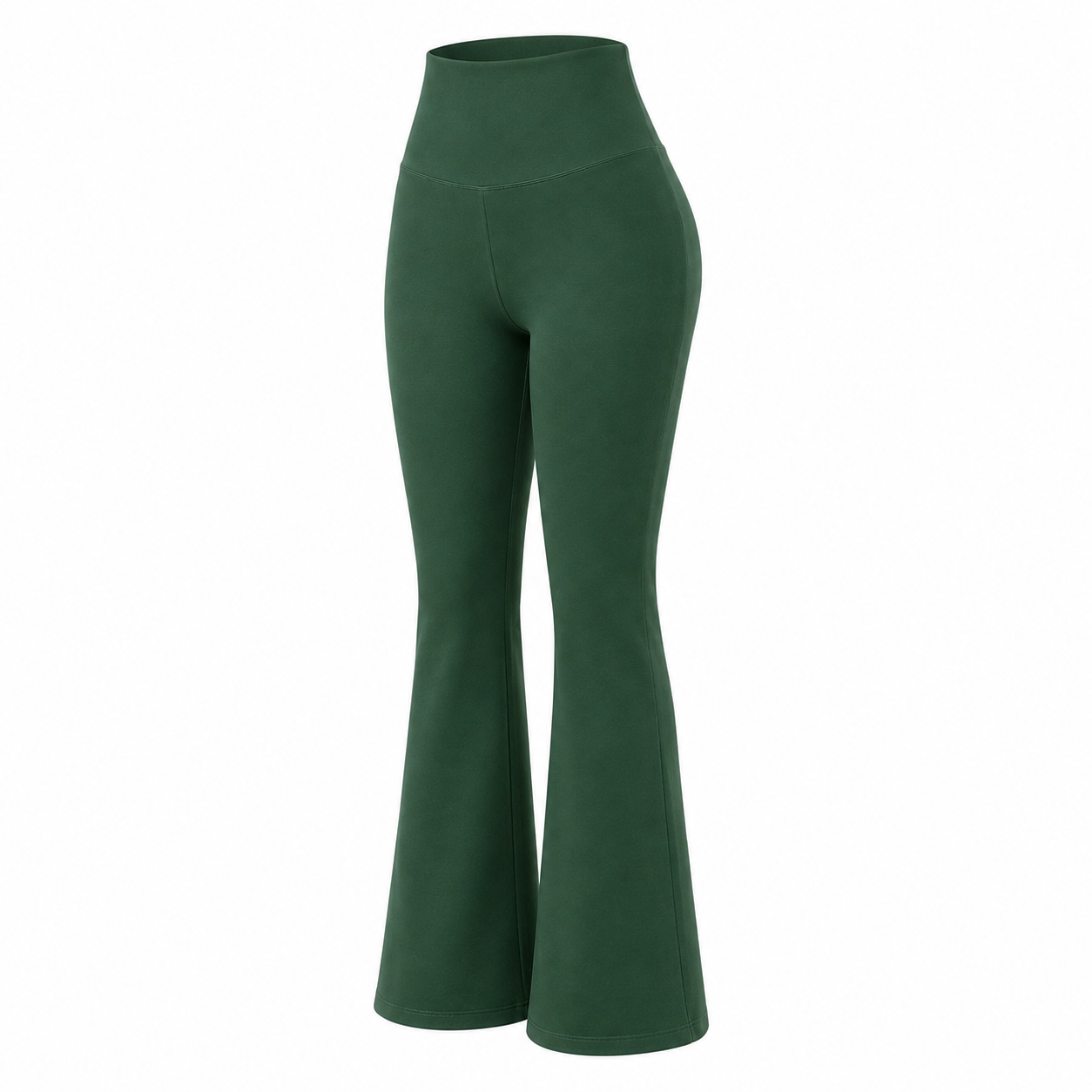Flare Pants Algodón - Verde - Talla Estándar
