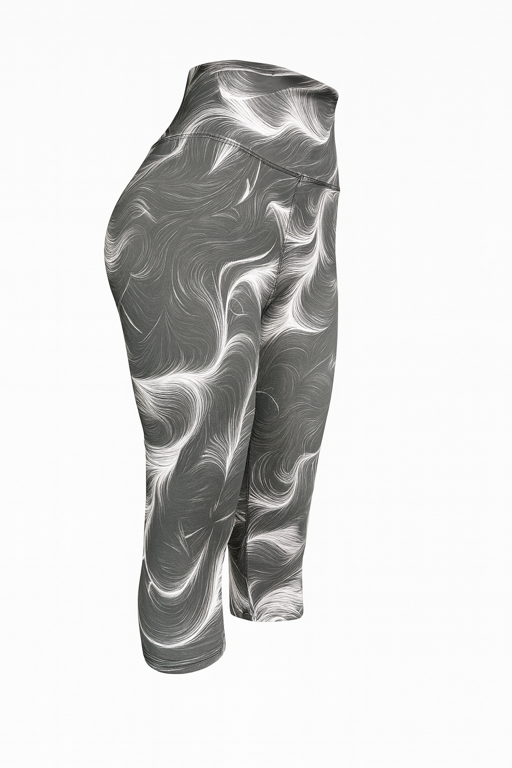 Calza Suplex 3/4 - Gris Vortex - Talla XL