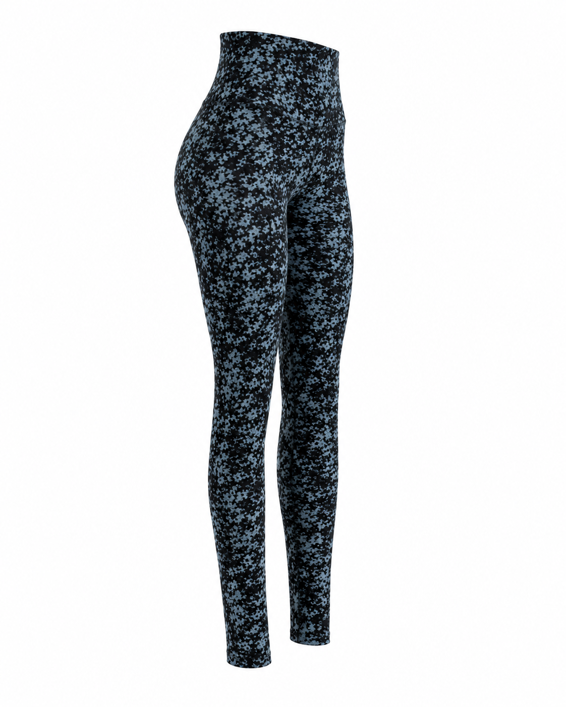 Calza Algodón Con Polar Print Gris  - Talla Estándar