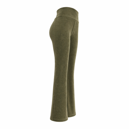 Flare Pants Cotele - Polar - Verde Musgo - Talla XL