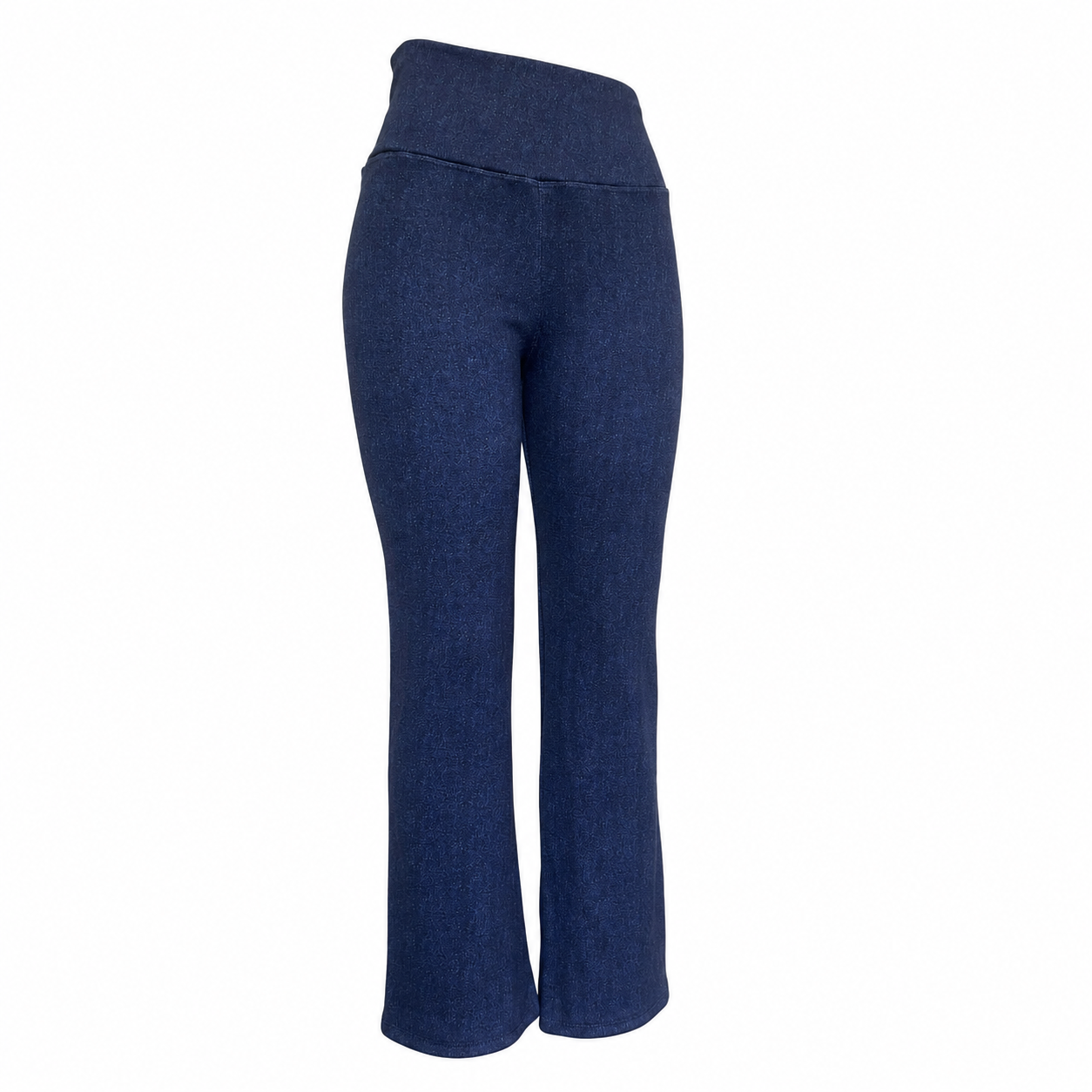 Pierna Recta con polar - Azul Jaspeado - Talla Estándar