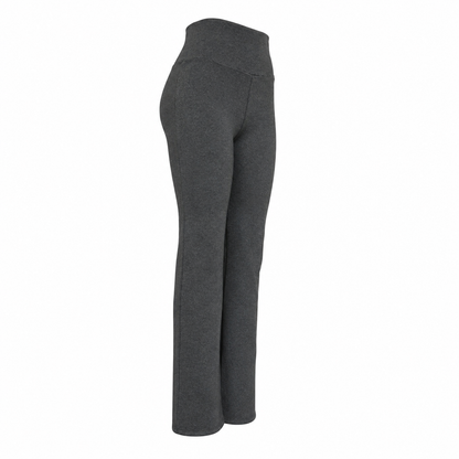 Pierna Recta con polar - Gris grafito Jaspeado - Talla XL
