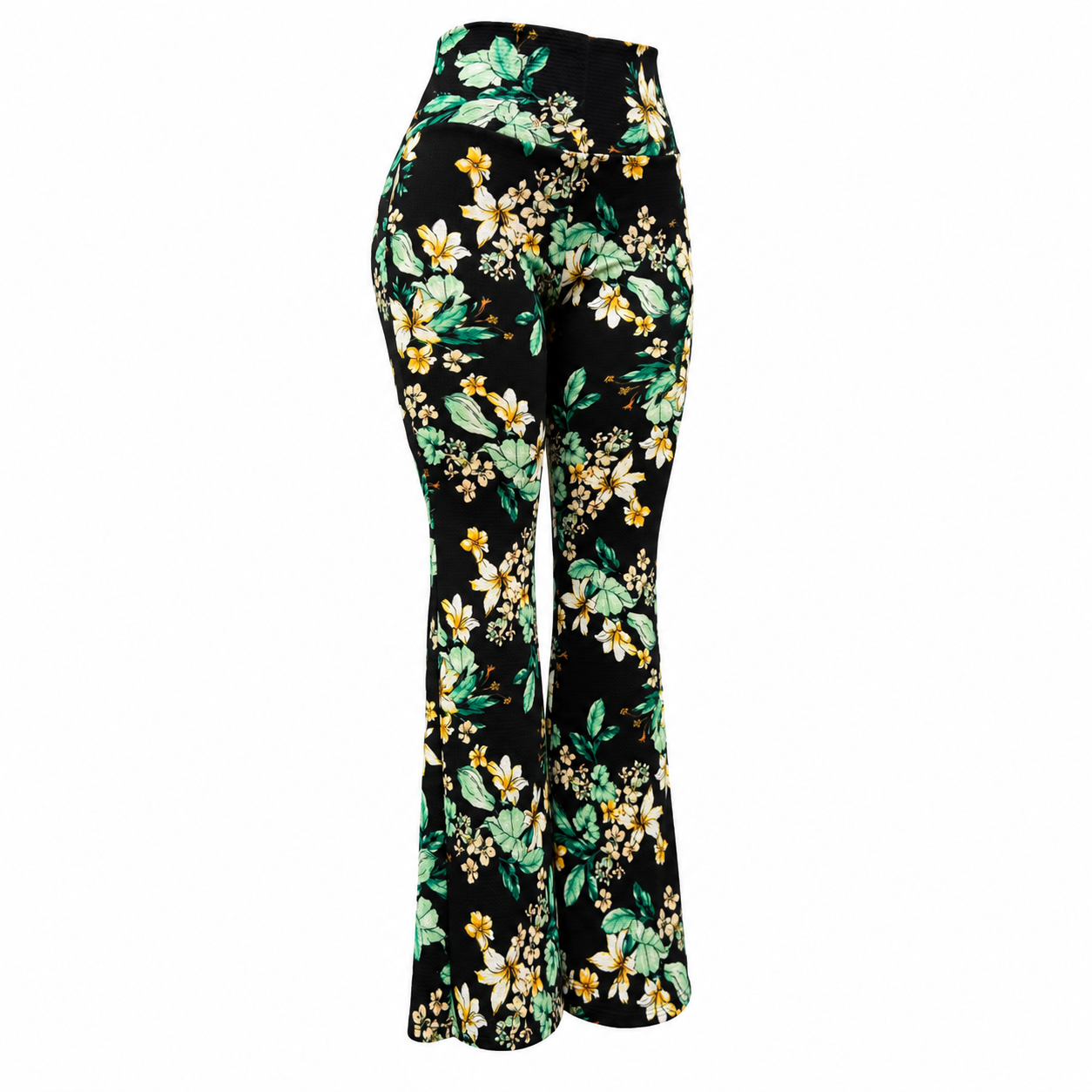 Flare Pants - Tela Sofía - Jardín Esmeralda - Talla Estandar