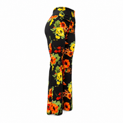 Flare Pants - Tela Sofía - Otoño Floral - Talla Estandar