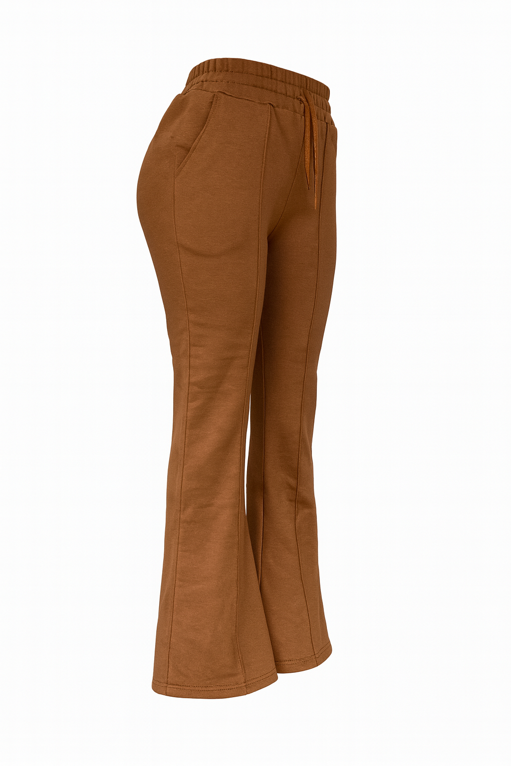 Flare Pants Estilo Zara – Caramelo