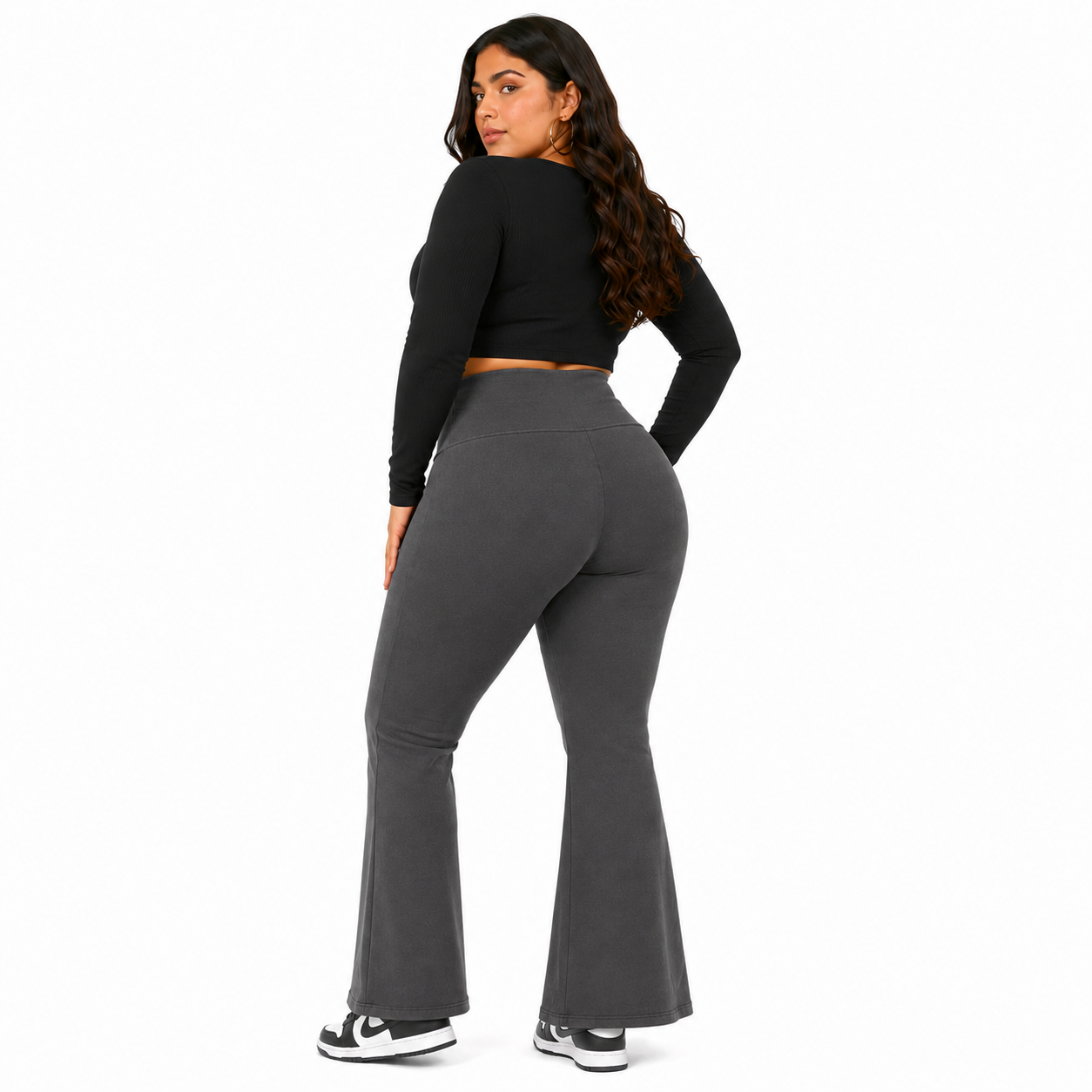 Flare Pants Cotele - Polar - Gris