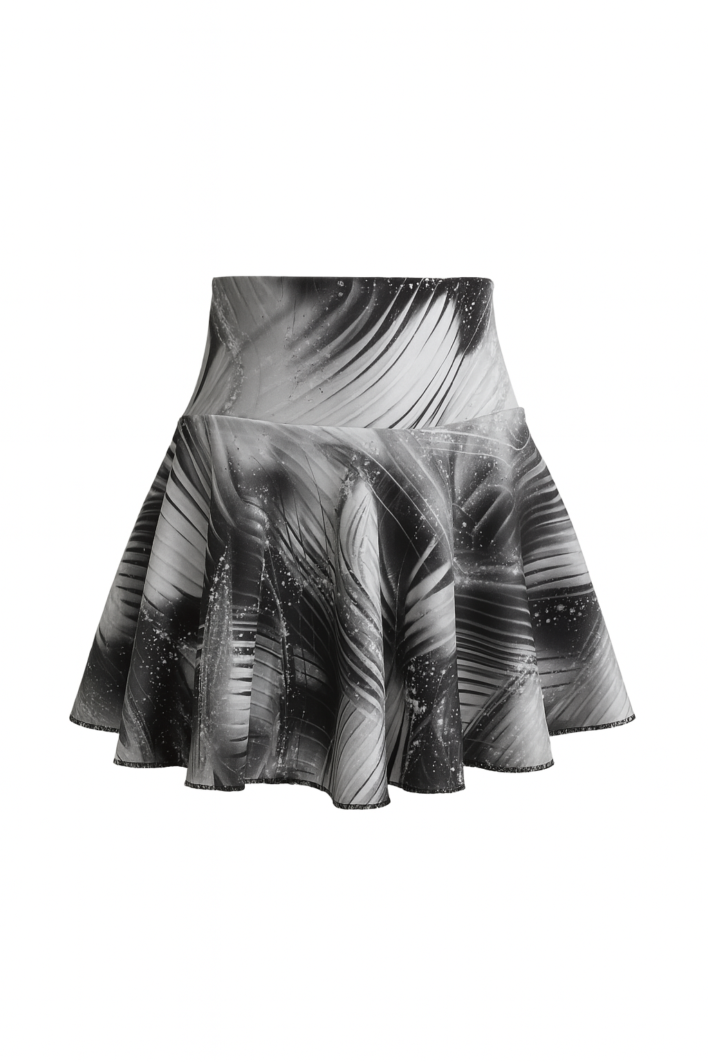 Falda Short Suplex - Gris Humo Abstracto