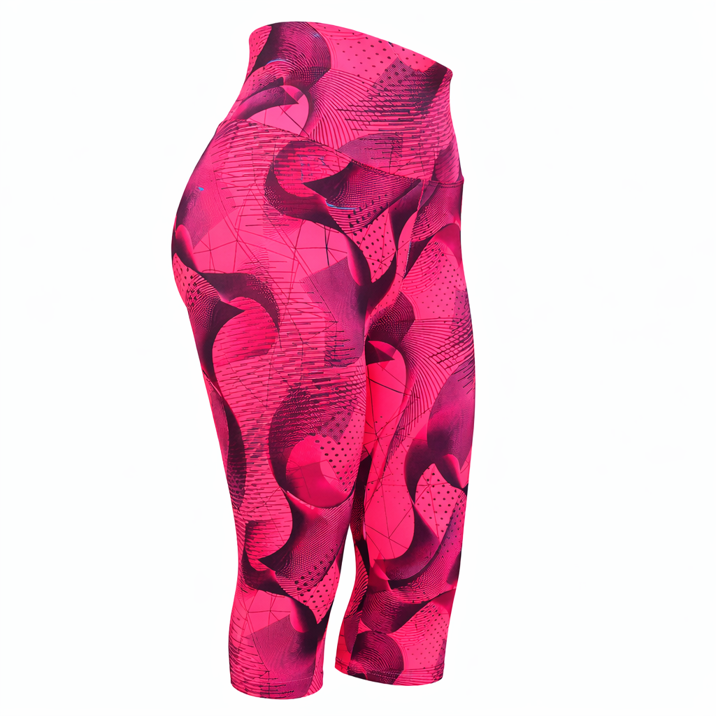 Calza Suplex 3/4 - Geo Pop Fucsia