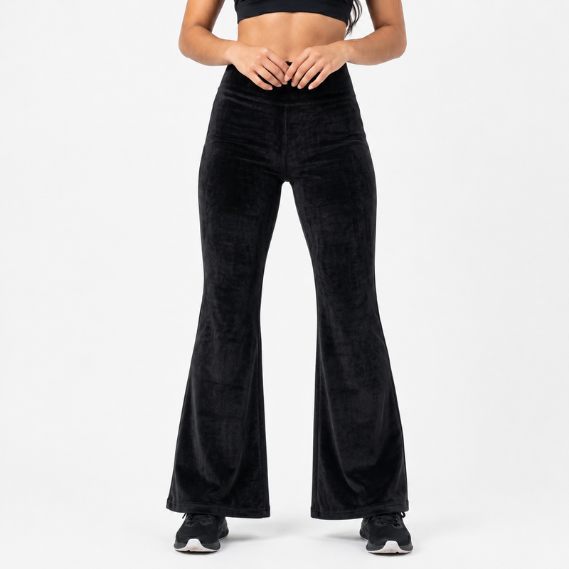 Flare Pants Cotele - Polar - Negro - Talla Estándar
