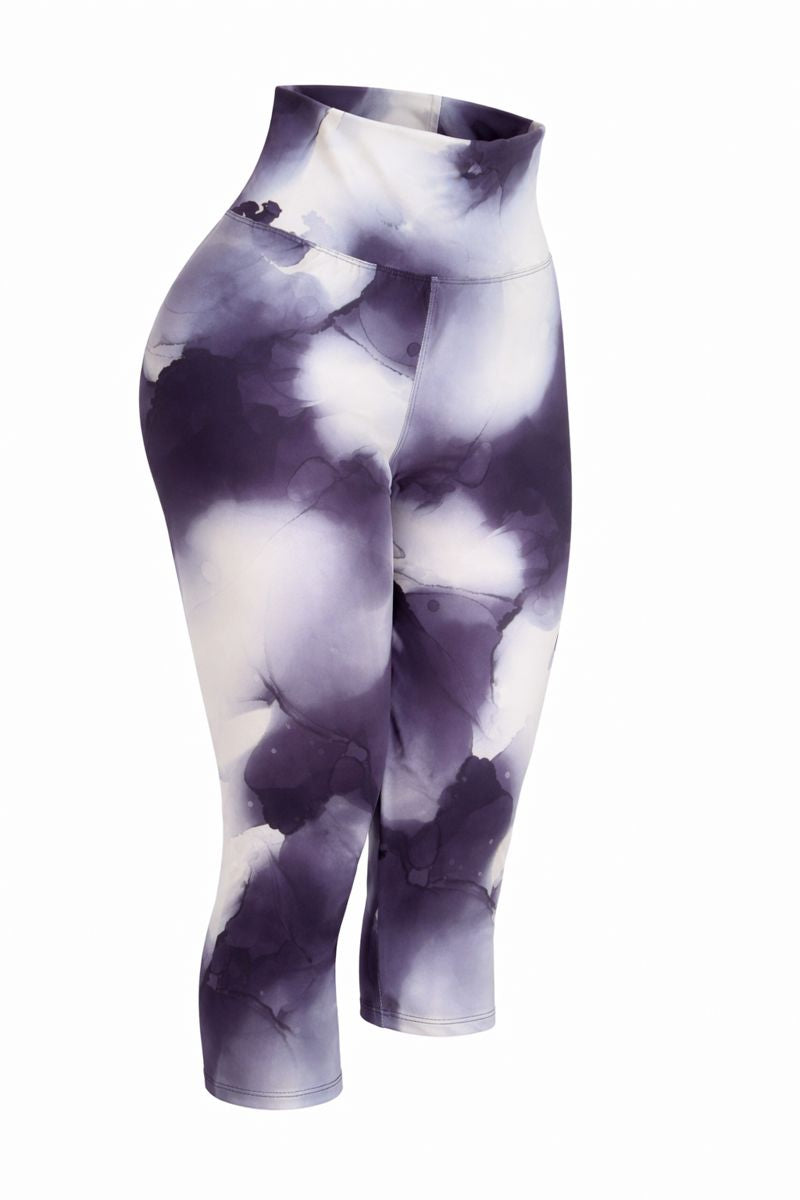 Calza Suplex 3/4 - Nubes Acuarela Lavanda