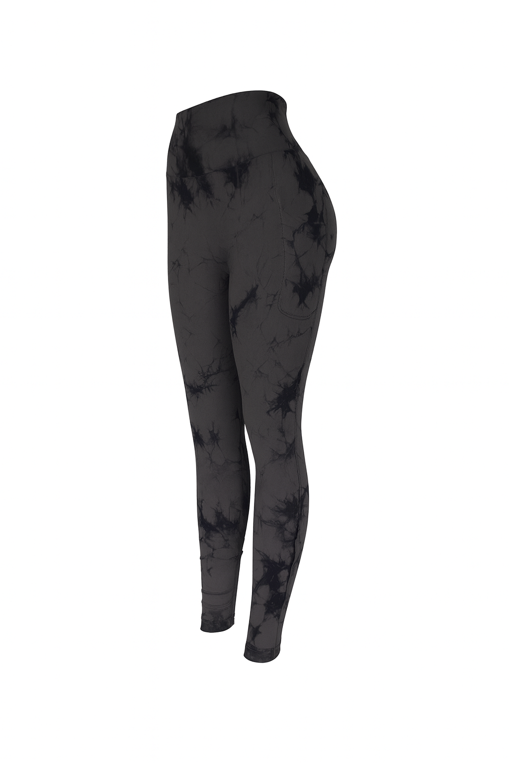 Calza Larga Push Up Black Tie Dye con Bolsillos