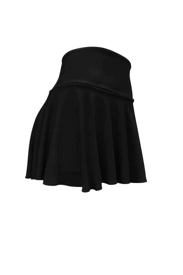 Falda Short Amapola - Negra