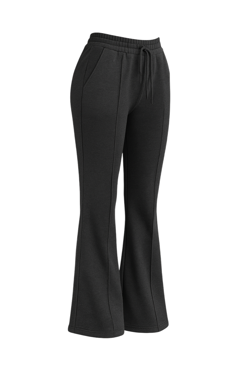 Flare Pants Estilo Zara – Gris Oscuro