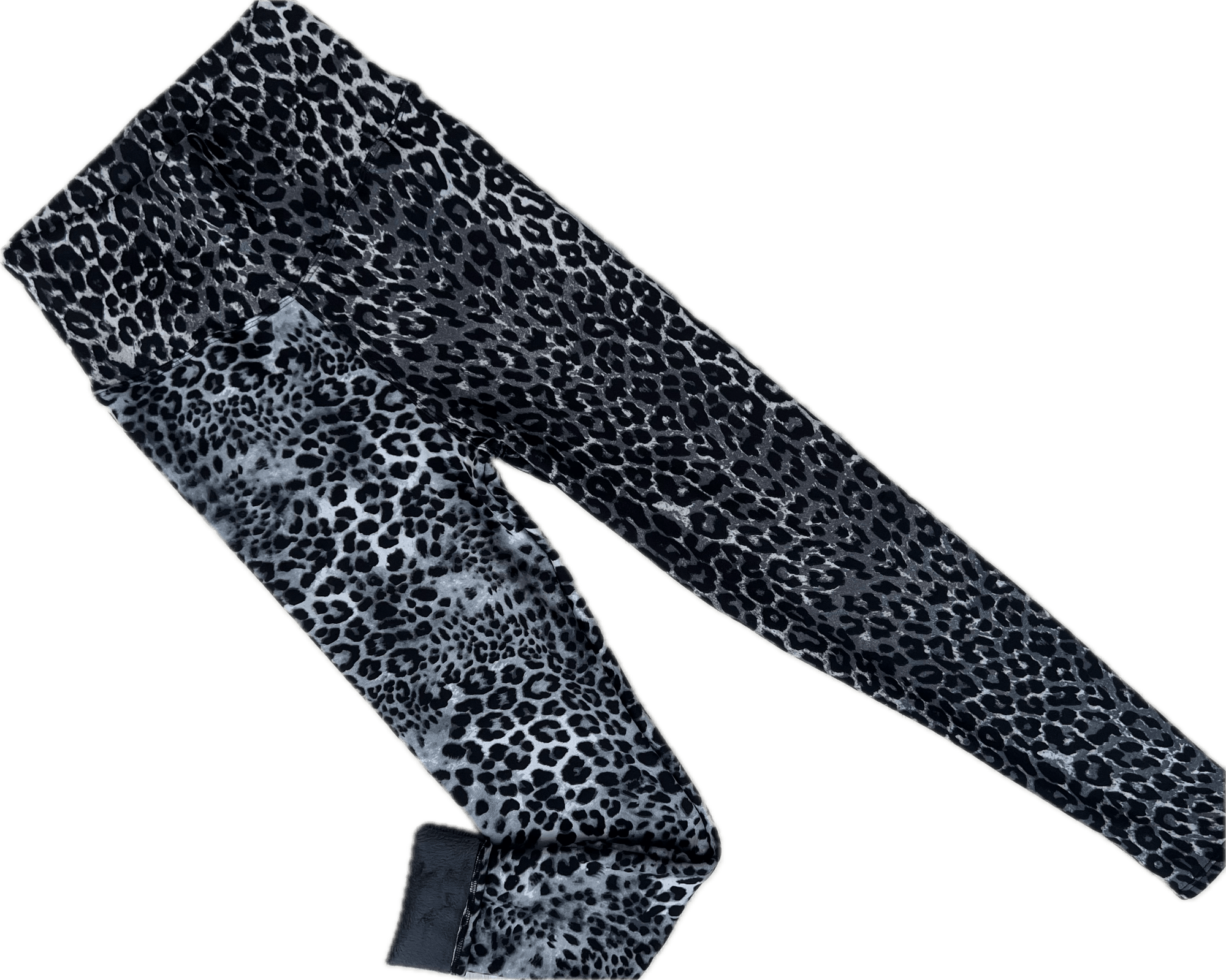 Calza de algodón con polar - Print Gris