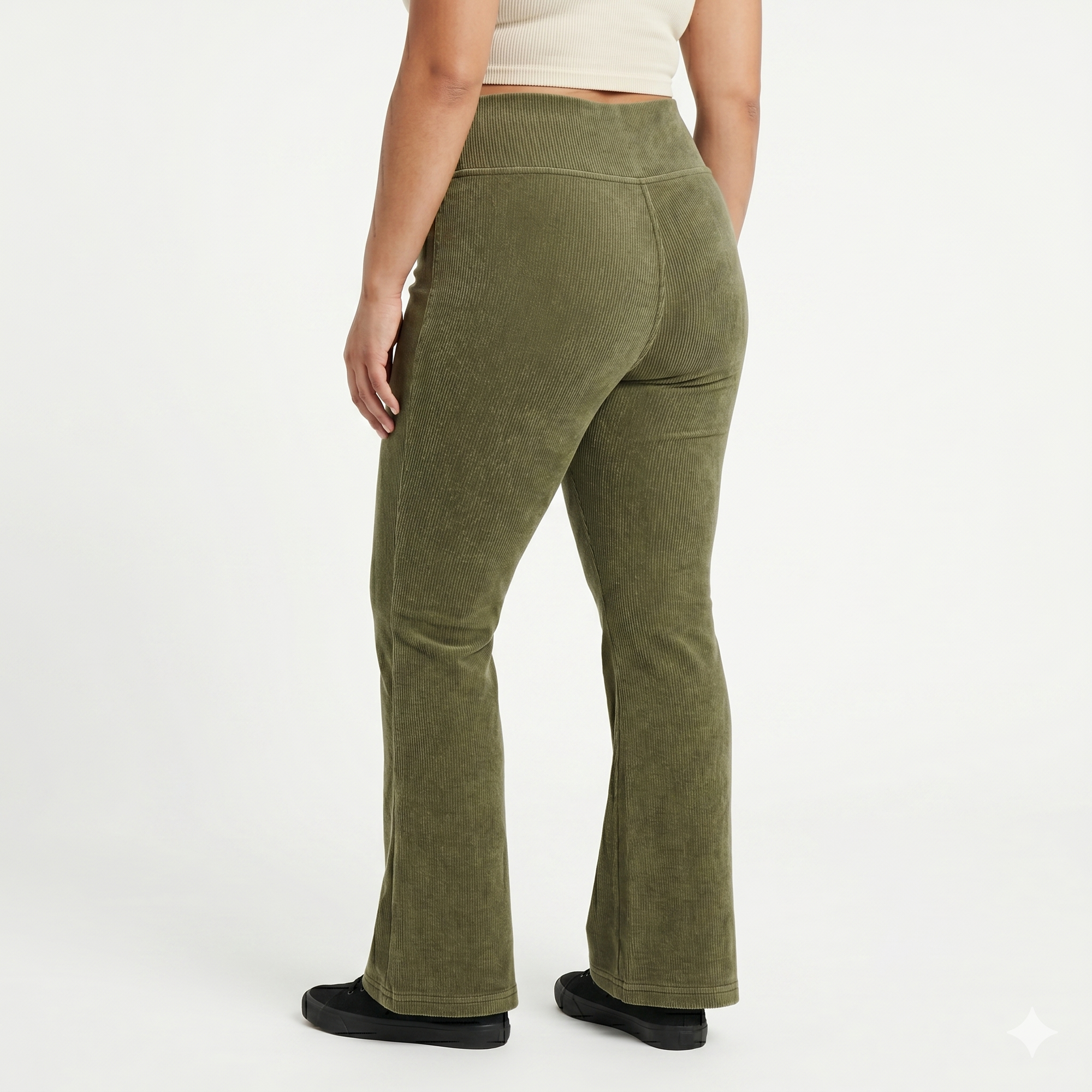 Flare Pants Cotele - Polar - Verde Musgo