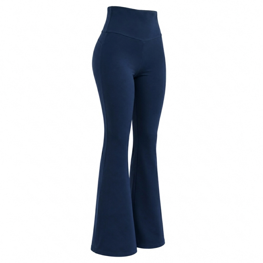 Pierna Recta algodón elasticado Azul marino - Talla Estandar