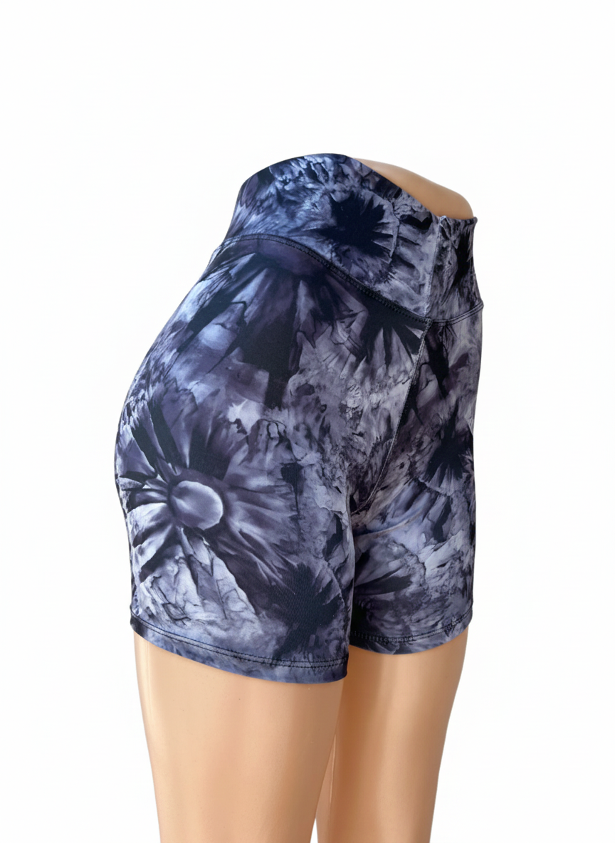 Short Suplex - Tie-Dye Negro - Talla Estándar